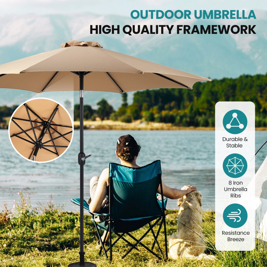 waterproof polyester fabric outdoor umbrella UV protection