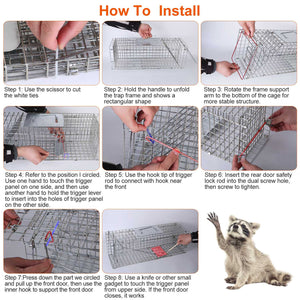 humane pest control trap catch and release system