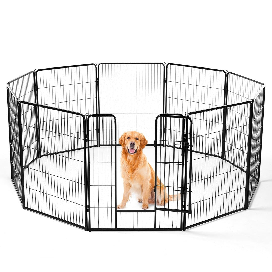 pet exercise fence for indoor and outdoor dogs
