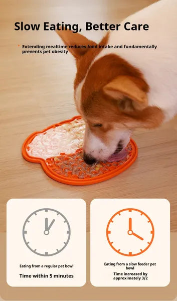 Pet lick pad for anxiety and boredom relief
