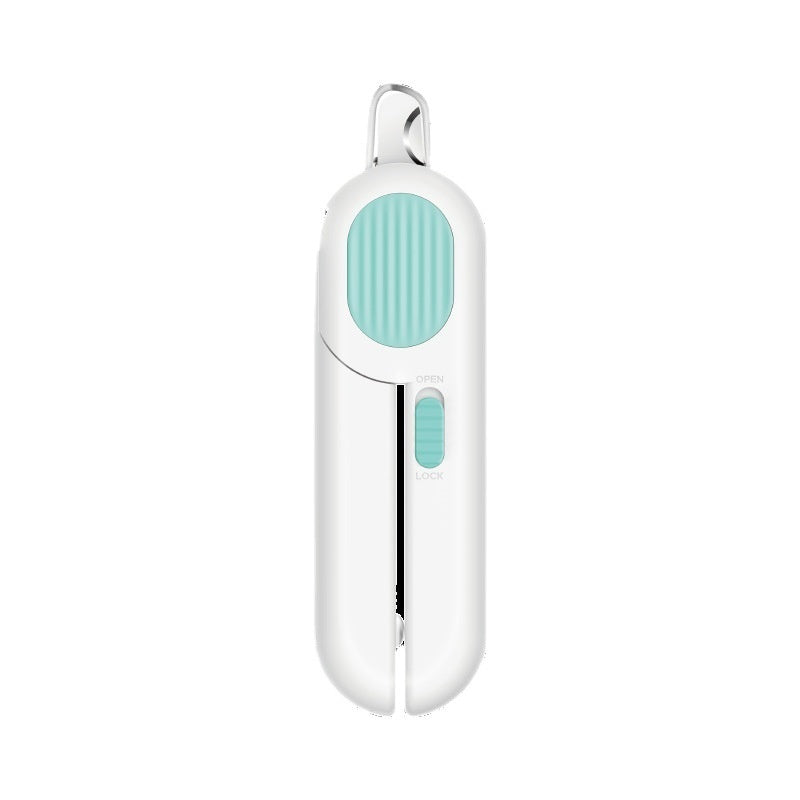 Pet nail clipper with built in LED light