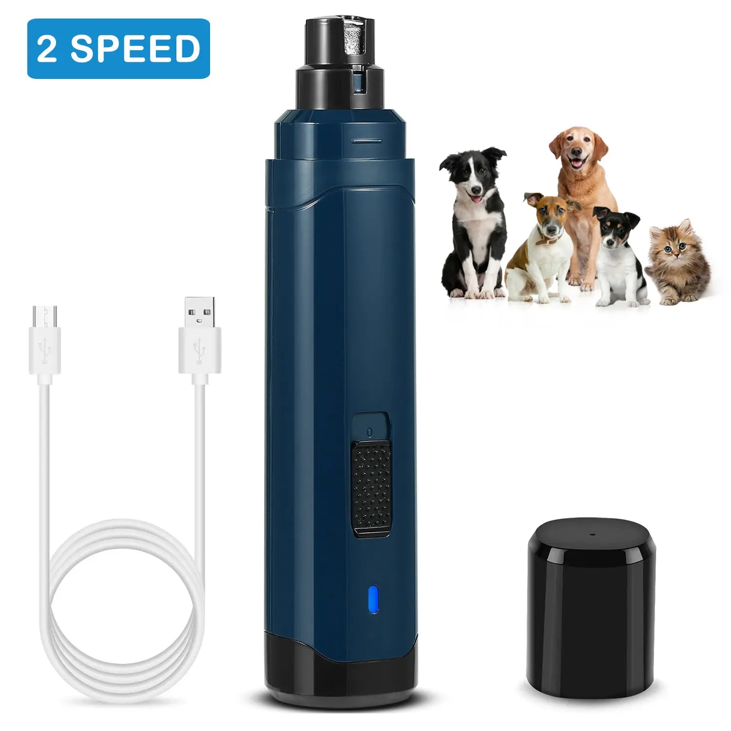 luxury pet nail grinder silent electric trimmer for dogs and cats