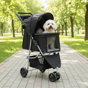 pet stroller for cats and dogs foldable lightweight dog stroller with wheels