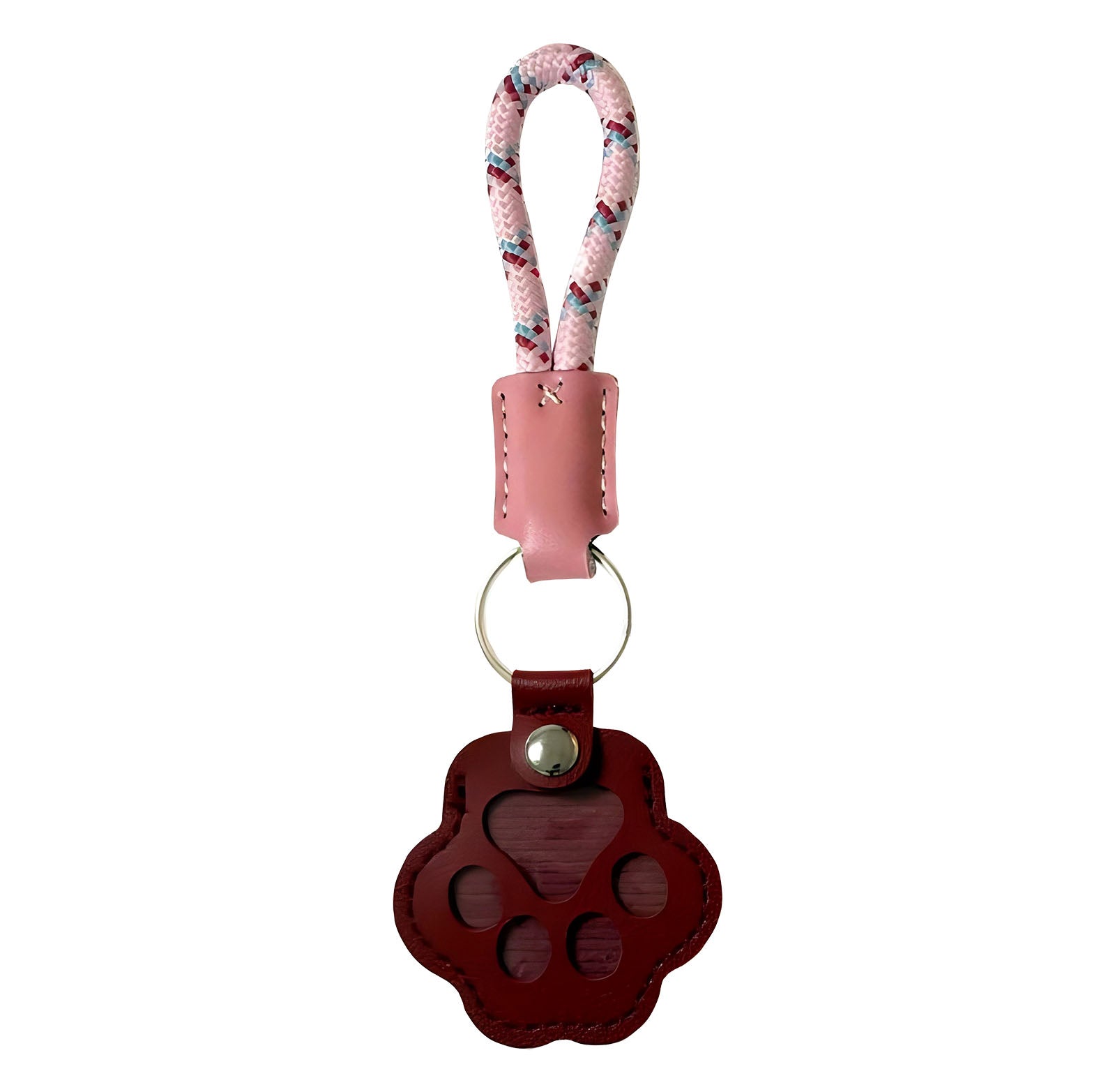 Pet sympathy gift leather keychain for grieving owners