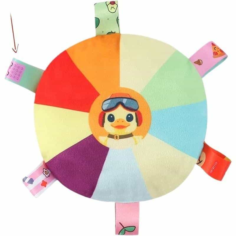 Plush flying disc toy for dogs