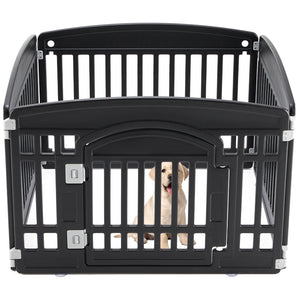 Portable dog playpen easy to carry for travel and outdoor use
