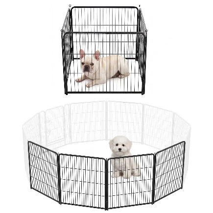 premium metal foldable dog fence 2026 outdoor pet playpen with door
