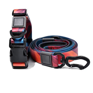 Premium rubberized pet leash for training hiking and travel