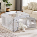 Dog Playpen for Puppies – Indoor & Outdoor Foldable Pet Exercise Pen for Safe Play Area