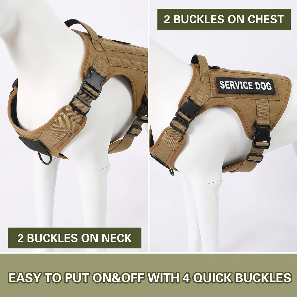 reflective dog harness for night safety and visibility