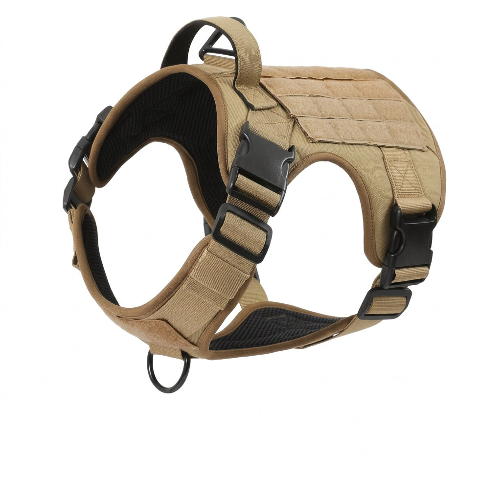 reflective service dog harness camouflage heavy duty design