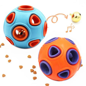 Rubber fetch ball toy for dogs