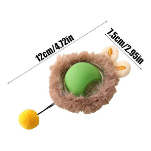 Silicone interactive pet ball for cats
