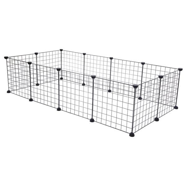 Small animal cage fence for indoor pets