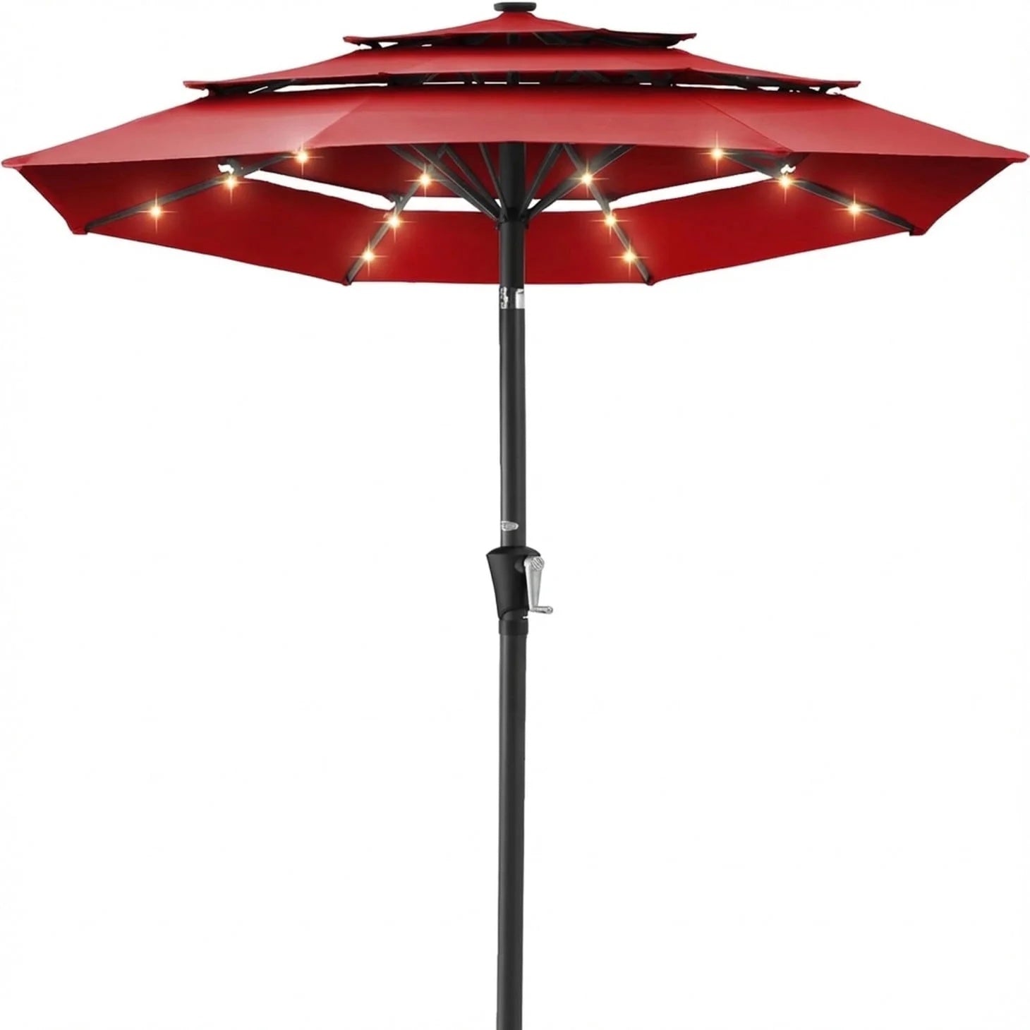patio umbrella crank system easy open close mechanism