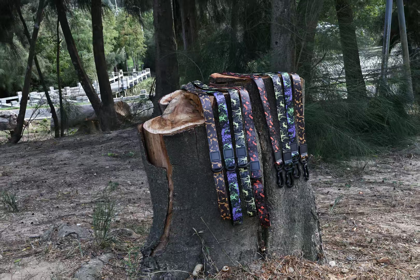 stylish camouflage dog leash set for daily walks