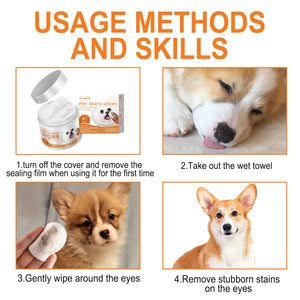 tear stain remover wipes for dogs eye care