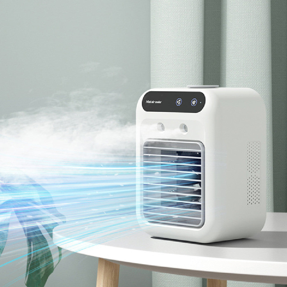 USB powered mini air conditioner fan energy efficient cooling