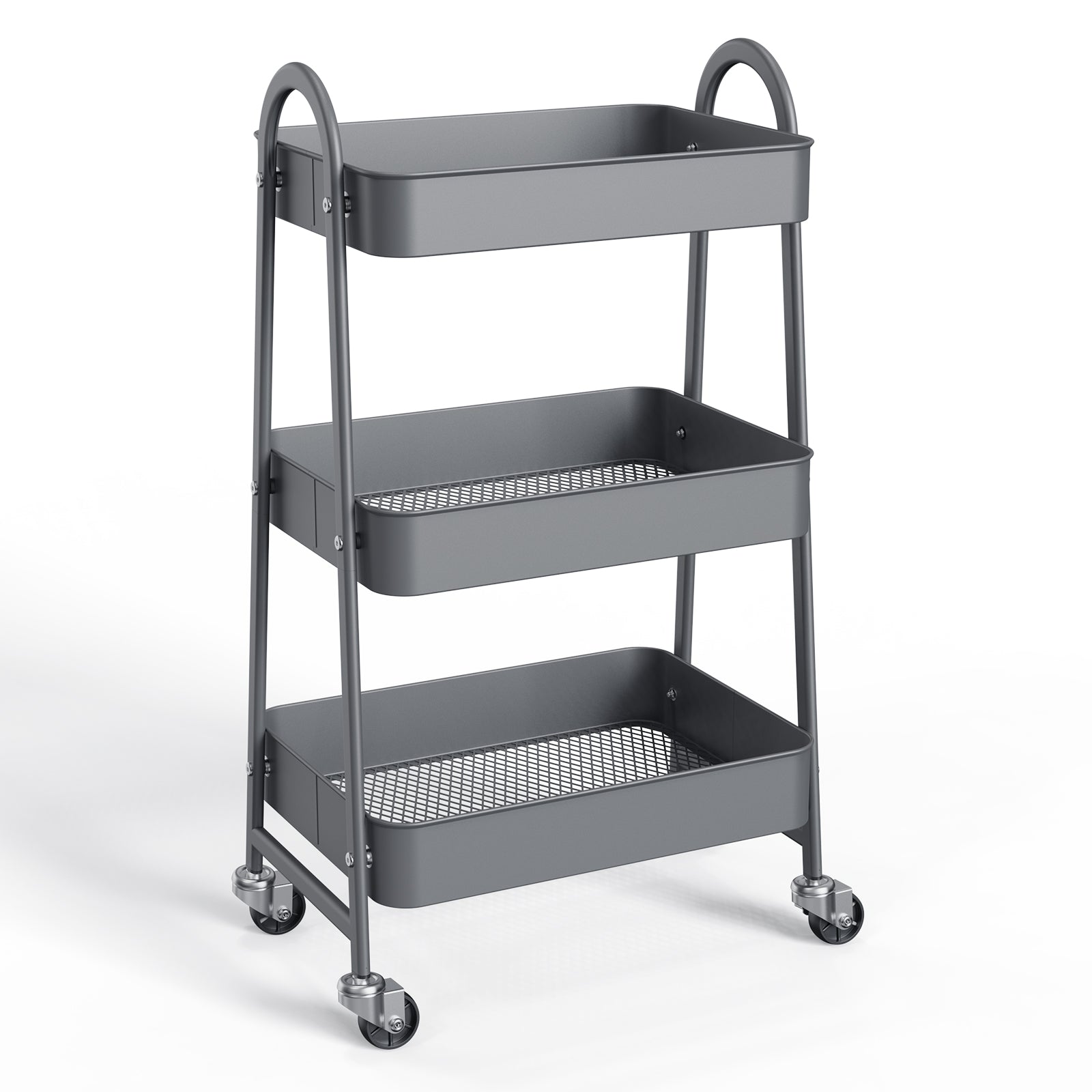utility cart with wheels smooth rolling and lockable design
