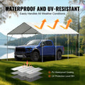 VEVOR 10x20 ft carport canopy heavy duty waterproof replacement cover
