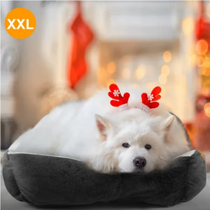 Warm plush cat nest sleeping bed