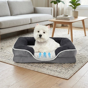 orthopedic dog bed with removable washable cover easy cleaning pet bed