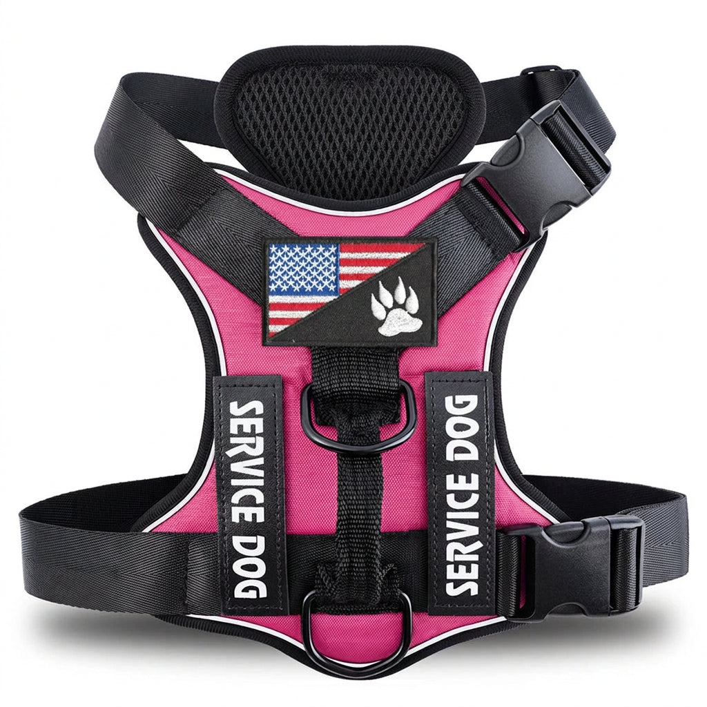 Text: washable durable dog harness vest with quick release buckle