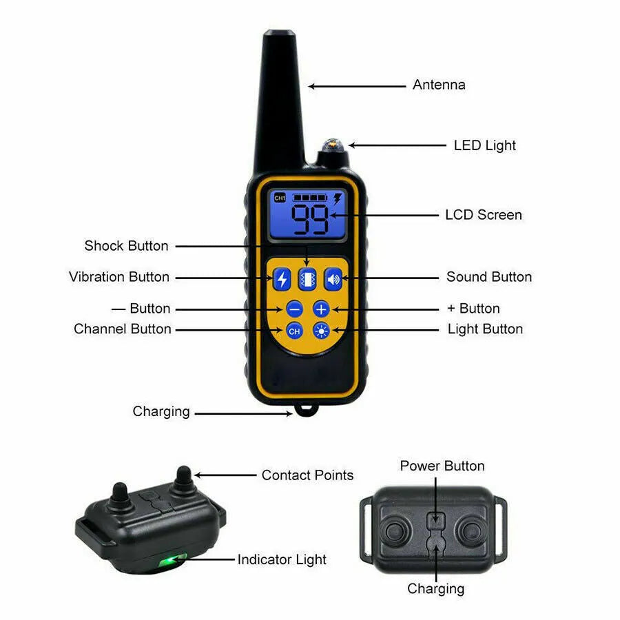 waterproof dog training collar for outdoor use
