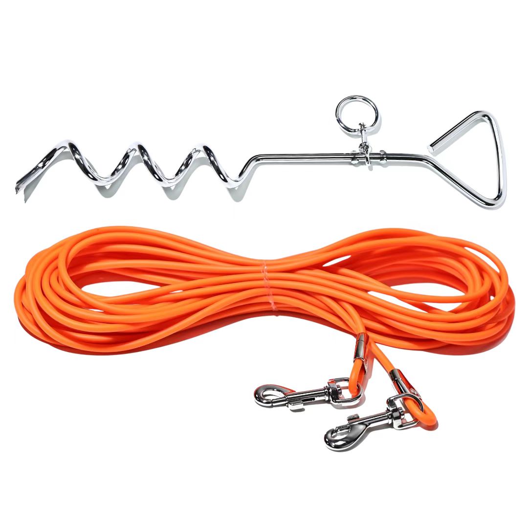 Waterproof heavy-duty pet cable for large and active dogs