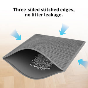Waterproof cat litter floor protection mat